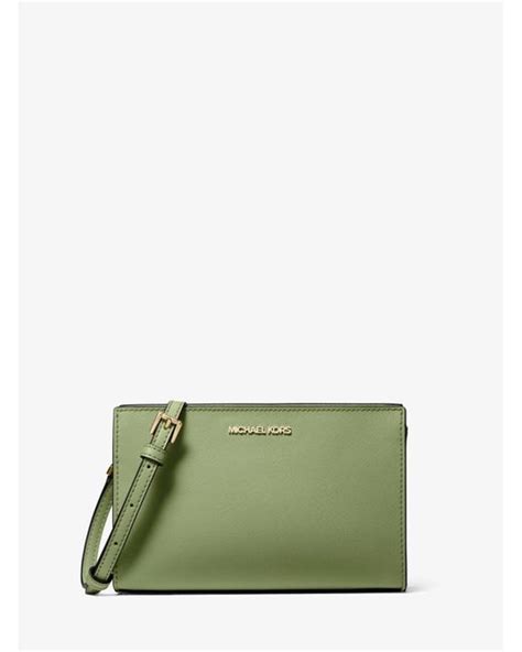 Sheila Small Faux Saffiano Leather Crossbody Bag 